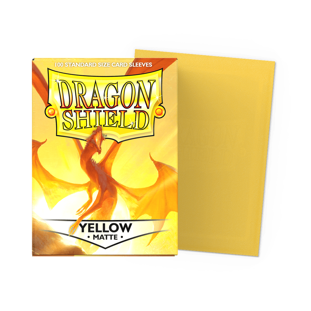 Dragon Shield Matte Sleeves Yellow