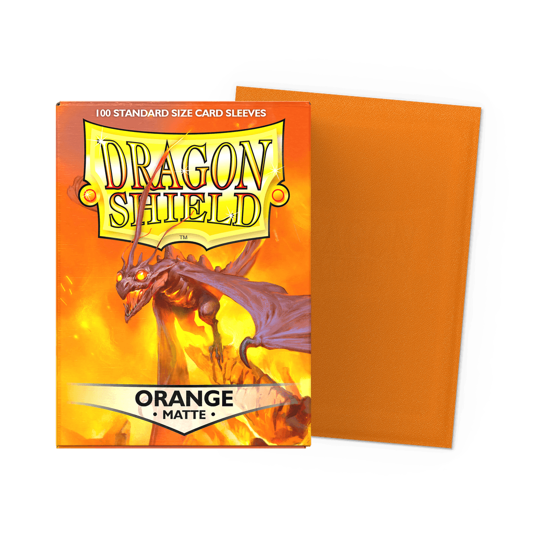 Dragon Shield Matte Sleeves Orange