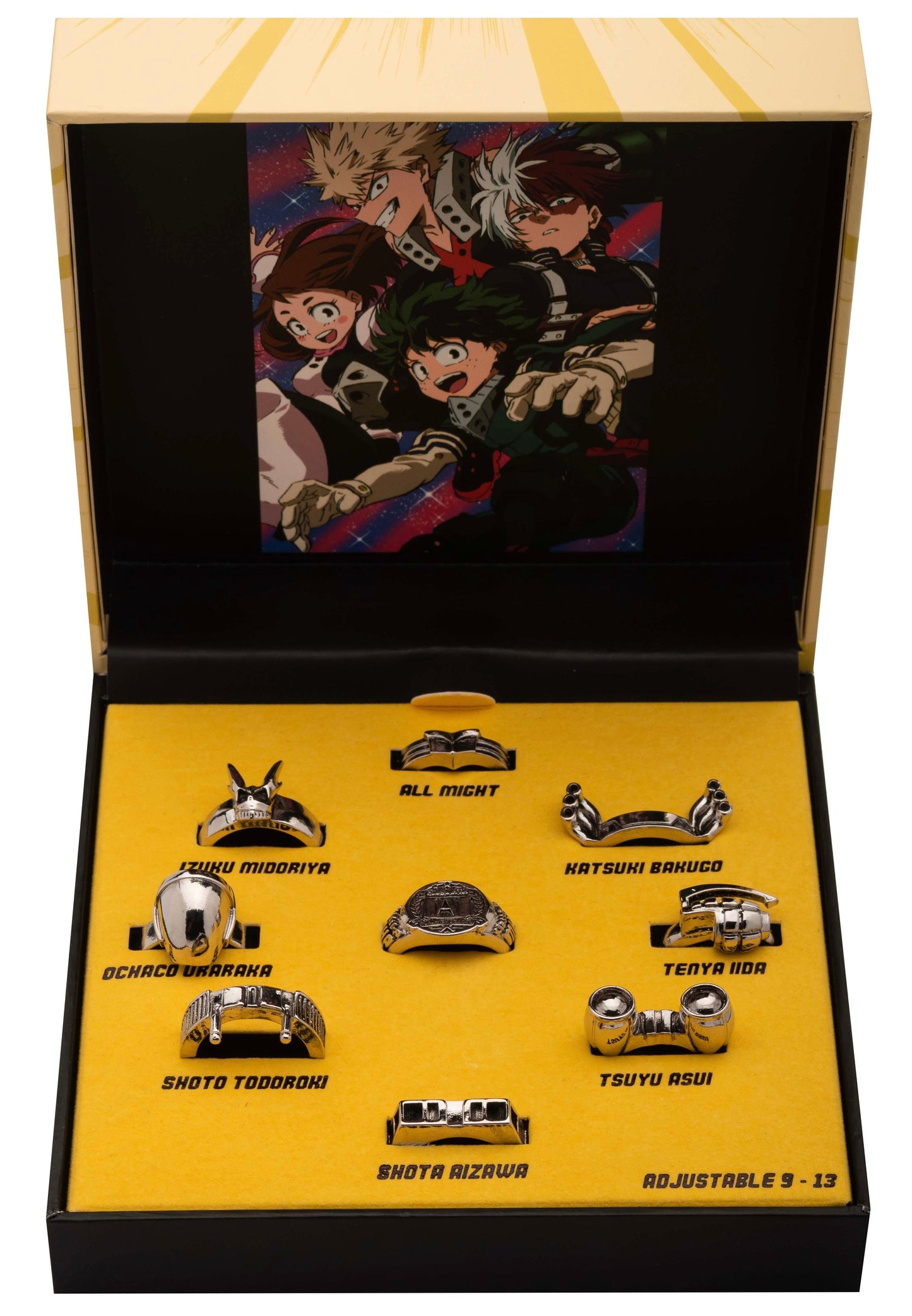 My Hero Academia Ring Set