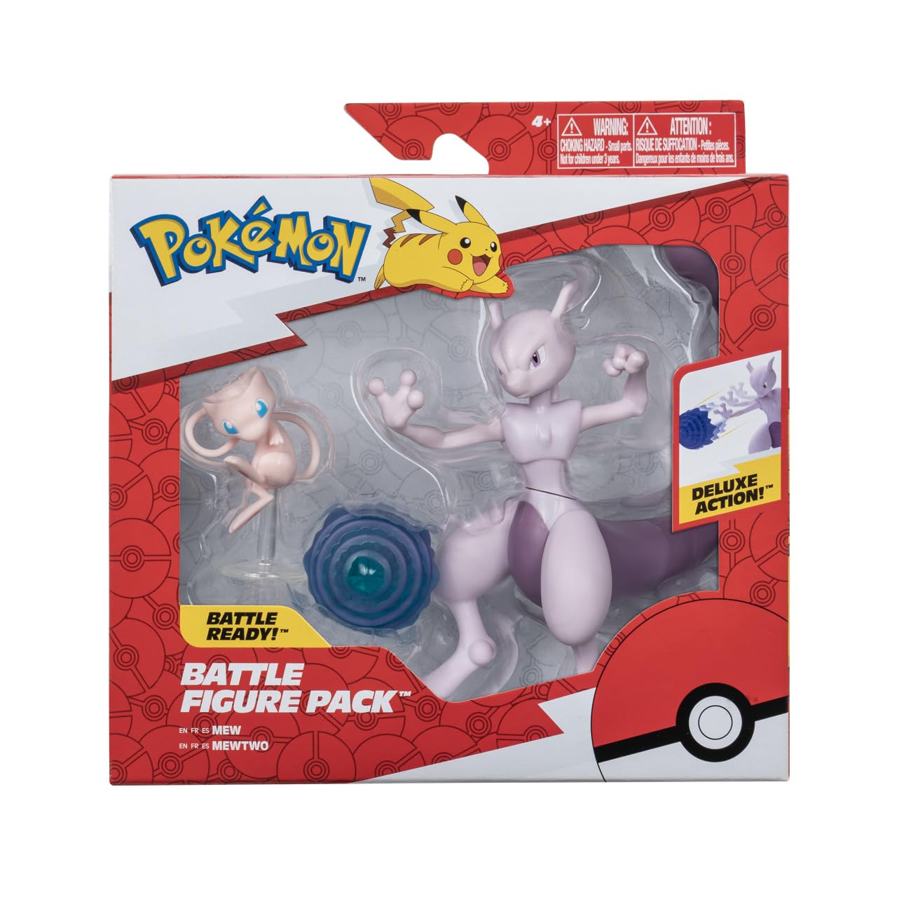Pokémon Mewtwo and Mew Battle Figure Pack