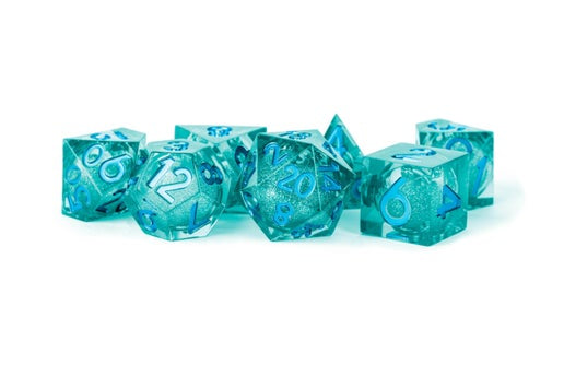 UNIQUE! Elixir Liquid Core Dice Sets and Individual d20's: Endure Elements, Full Set