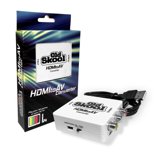 HDMItoAV Converter: White