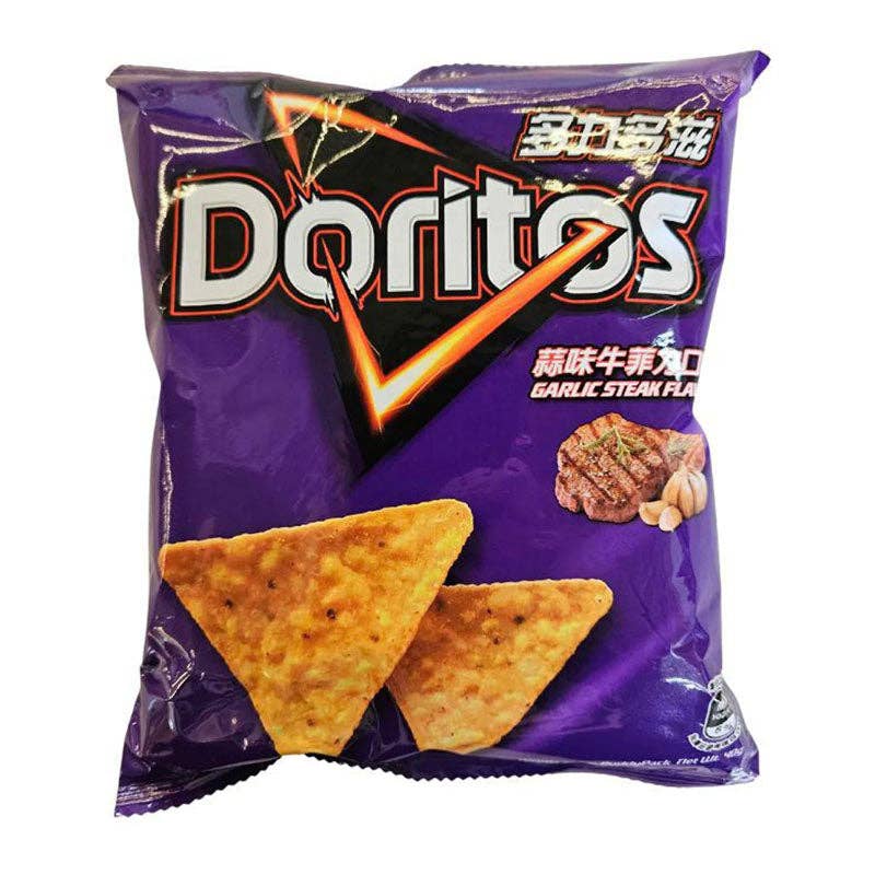 Doritos Chips Garlic Steak Flavor (Taiwan)