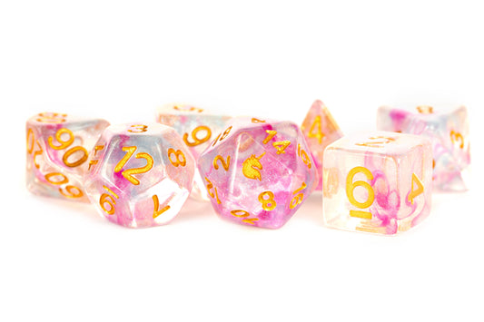 Limited Edition: Out of Print Set of 7 Resin Dice for D&D: Color Spray