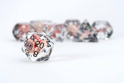 The Walking Dead Dismembered Zombie Resin Poly Dice Set