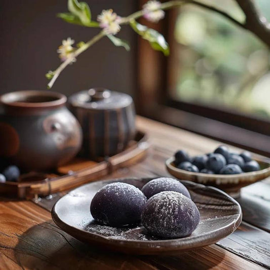 Kubota Baked Soft Mochi - Blueberry Flavor 200g (Japan)