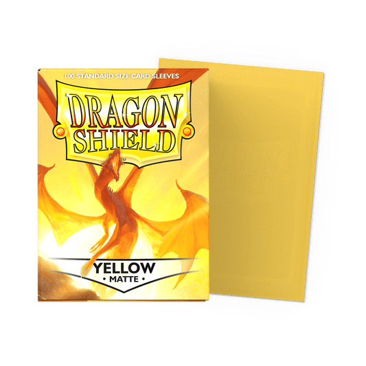 Dragon Shield Matte Sleeves Yellow
