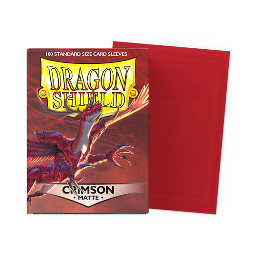 Dragon Shield Matte Sleeves Crimson