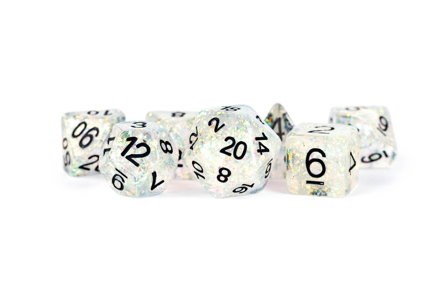Limited Edition:  Out of Print Set of 7 Resin Dice for D&D: Color Spray