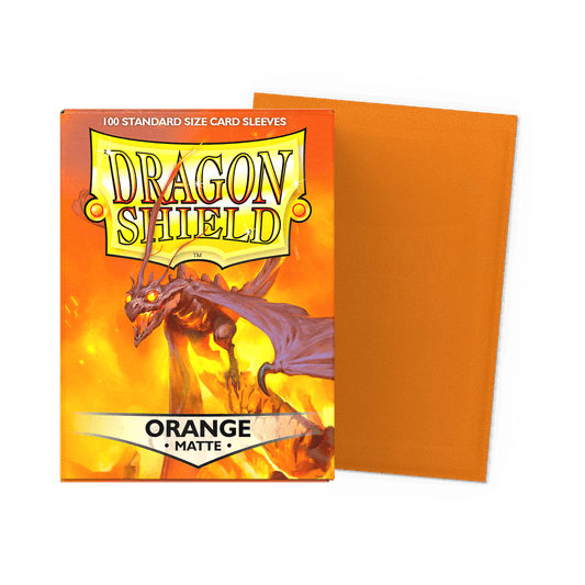 Dragon Shield Matte Sleeves Orange