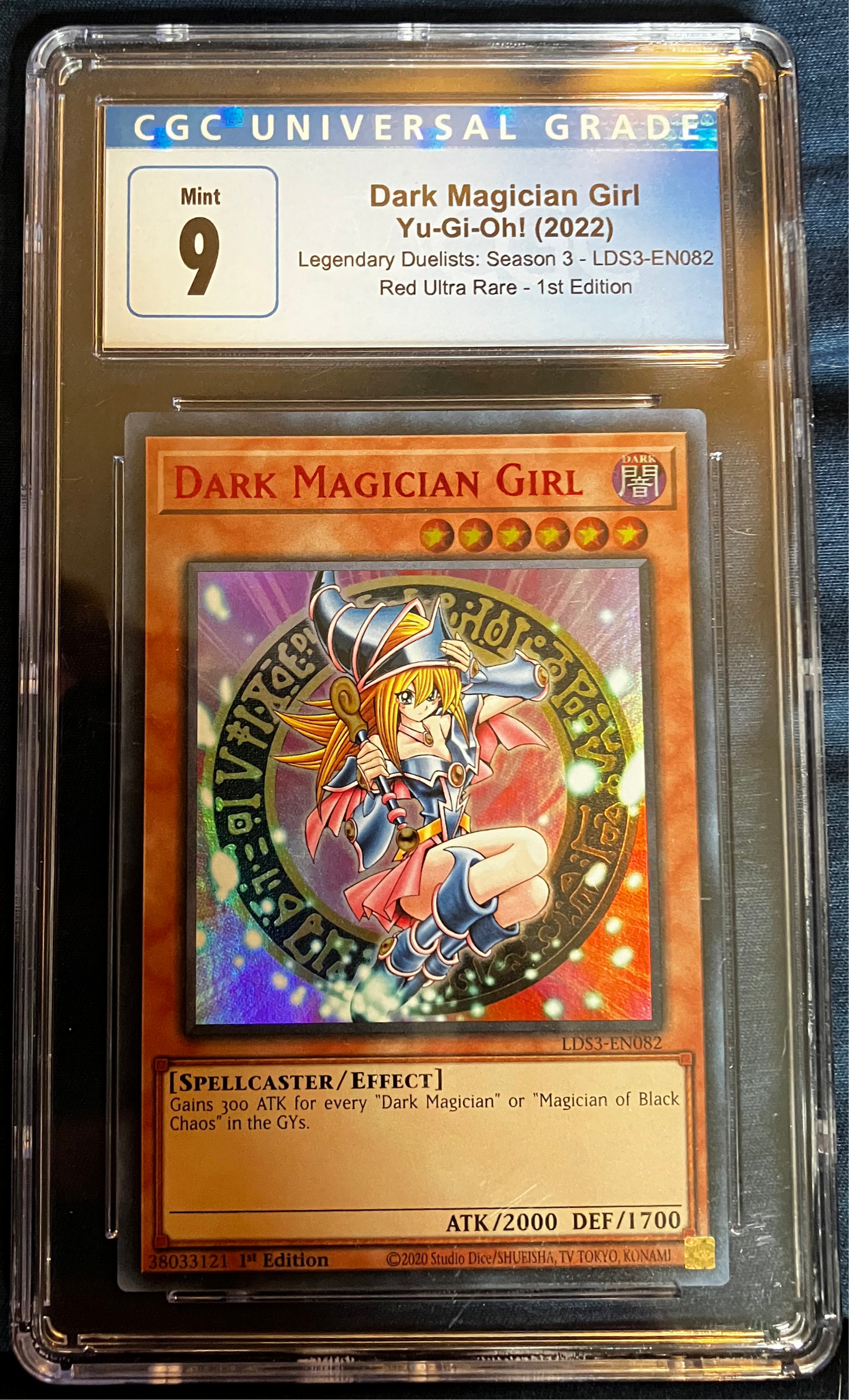 Dark Magician Girl LDS3 CGC 9