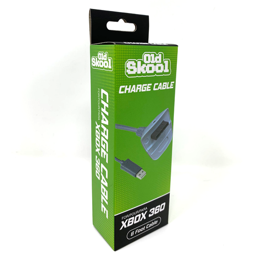 XBOX 360 Controller Charge Cable: Black