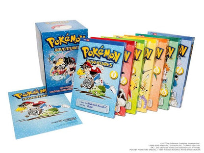 Pokémon Adventures Red & Blue Box Set (Set Includes Vols. 1-7) by Hidenori Kusaka: Paperback; 1504 pages, English