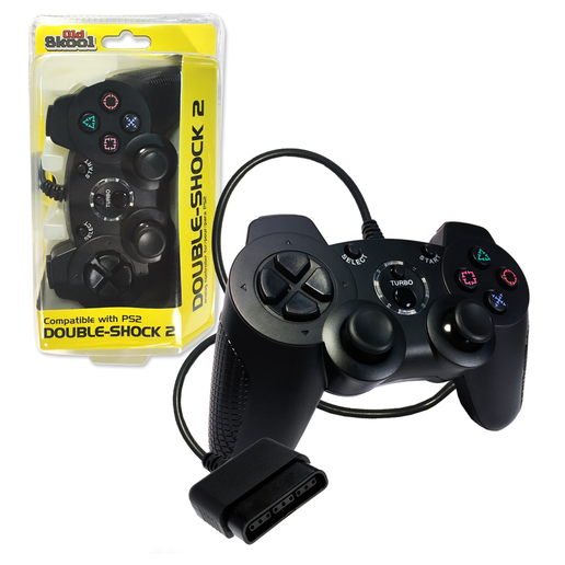 PS2 Controller Solid Black (Redesign)
