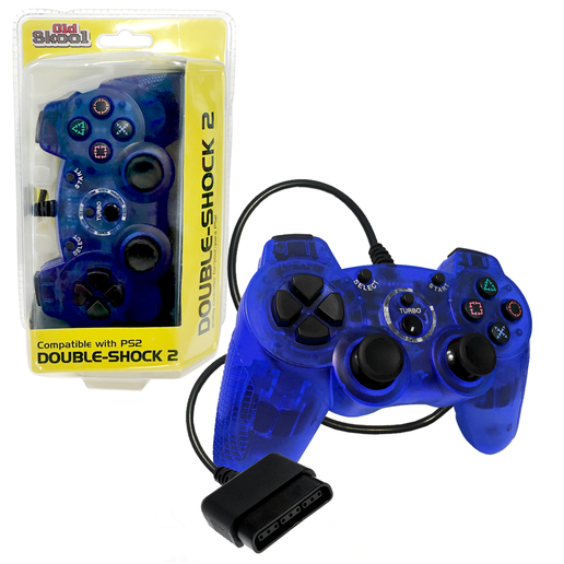 PS2 Controller Clear Blue (Redesign)