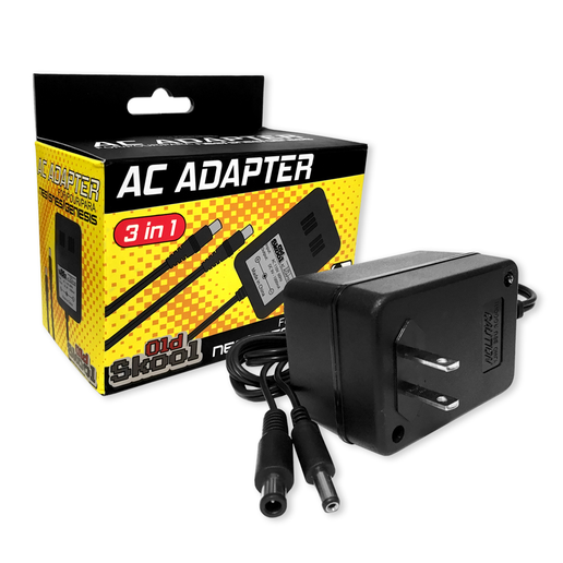3 in 1 AC Adapter (SNES, NES, GENESIS 1) HEAVY