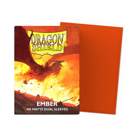 Dragon Shield Dual Sleeves Ember
