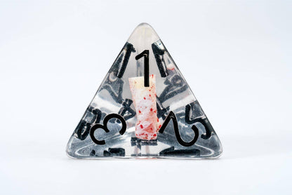 The Walking Dead Dismembered Zombie Resin Poly Dice Set