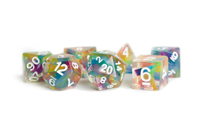 Limited Edition:  Out of Print Set of 7 Resin Dice for D&D: Color Spray