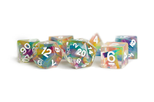 Limited Edition:  Out of Print Set of 7 Resin Dice for D&D: Color Spray