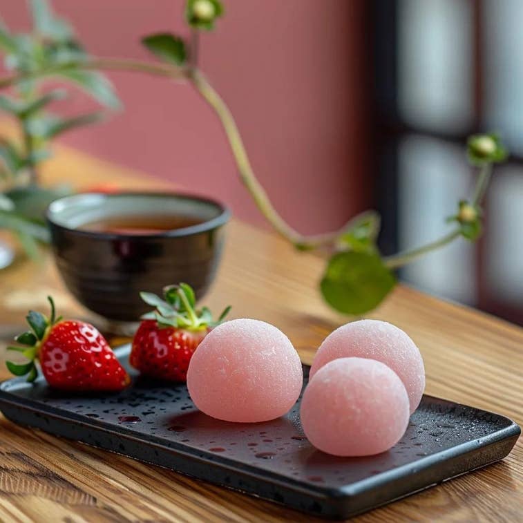 Kubota Baked Soft Mochi - Strawberry Flavor 200g (Japan)