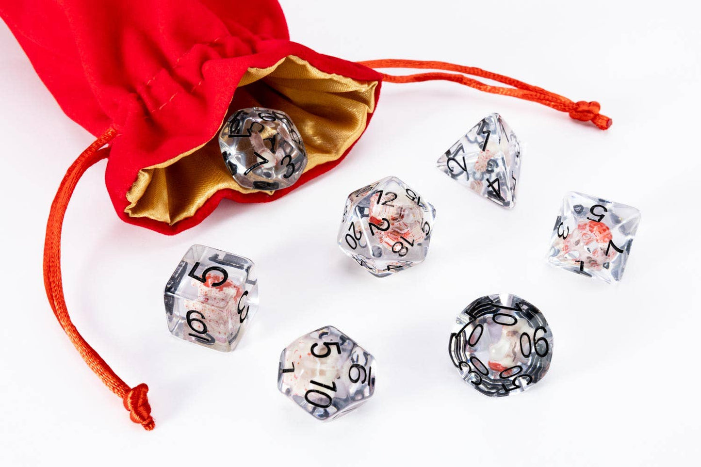 The Walking Dead Dismembered Zombie Resin Poly Dice Set