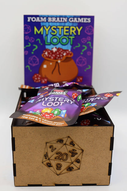 Epic Mystery Loot: Mini Metal RPG Set + Enamel Pin